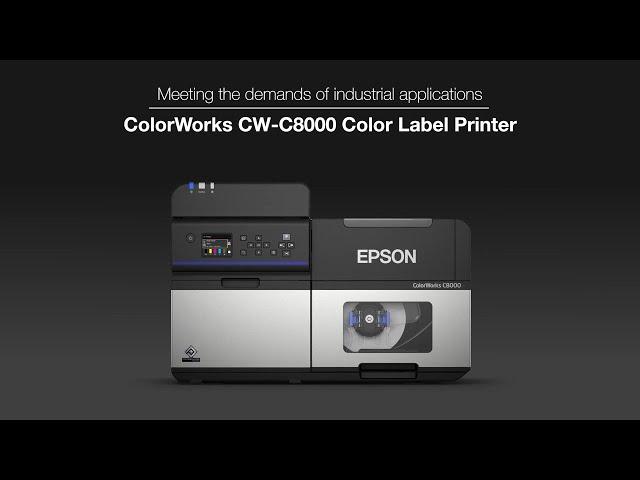 ColorWorks® CW-C8000 Color Inkjet Label Printer | Product Tour