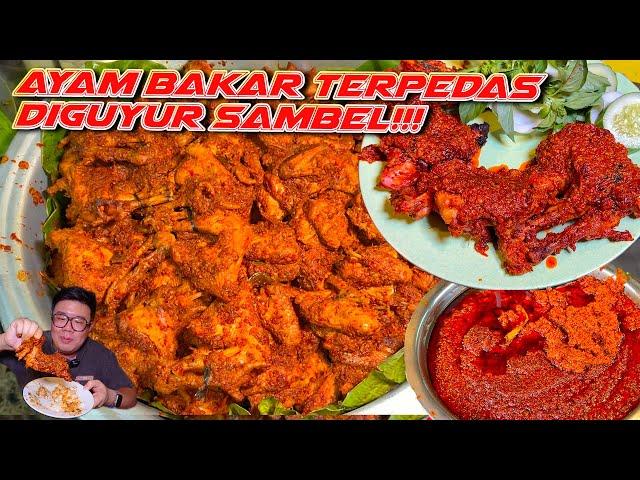 CARI MASALAH.. MAKAN AYAM DIGUYUR SAMBEL!! SEPUASNYA AMBIL NASI..