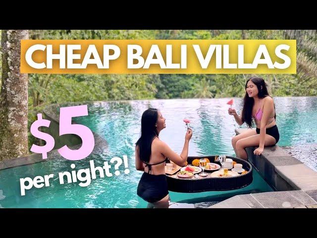 Top 5 Best Affordable Villas in Bali | Budget Travel Guide + Prices & Costs 2025