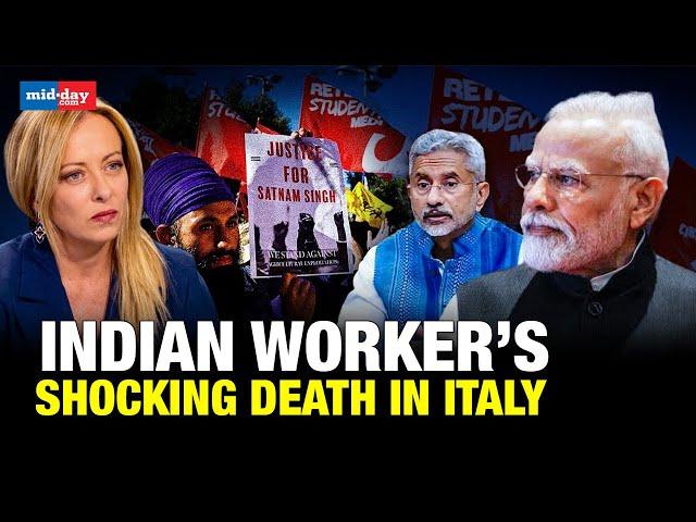 Indian Worker’s Death: MEA responds to Indian worker’s shocking death in Italy