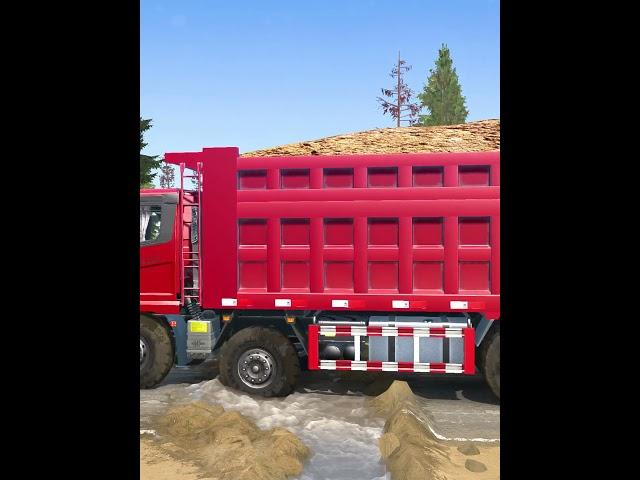 Spintires：MudRunner truck gameplay ep286 #spintires #automobile #simulation #drivingskills
