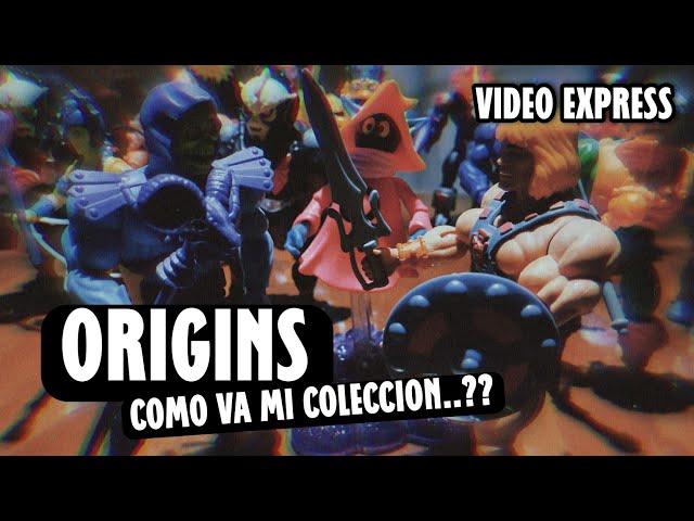 Mi colección de figuras de motu ORIGINS - video expréss - #motu #mattel