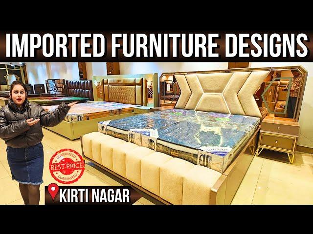 Imported furniture in Kirti nagar furniture market Dining table set Bedroom set collection & Sofa