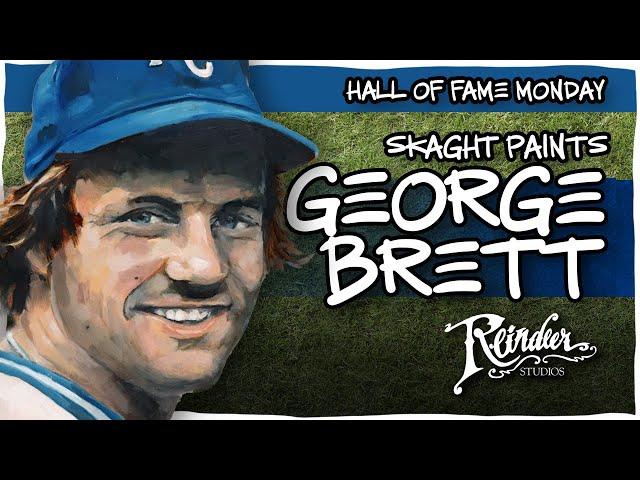 George Brett Oil Painting | Hall of Fame Monday