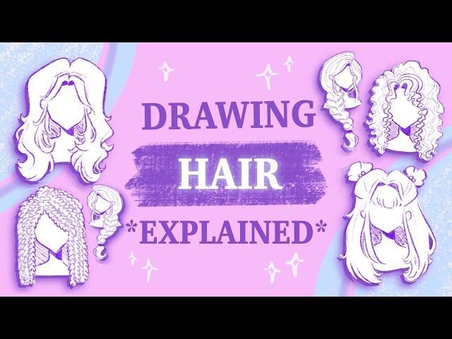 How To Draw Hair ~ Tutorial ️