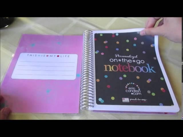 UNBOXING: ERIN CONDREN ON THE GO NOTEBOOK