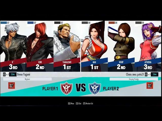 Breno Yagami (Yamazaki/Iori/K') vs. Mobby (Mai/Whip/Athena) Losers QF - SNK REGIONAL BOUTS | Brazil