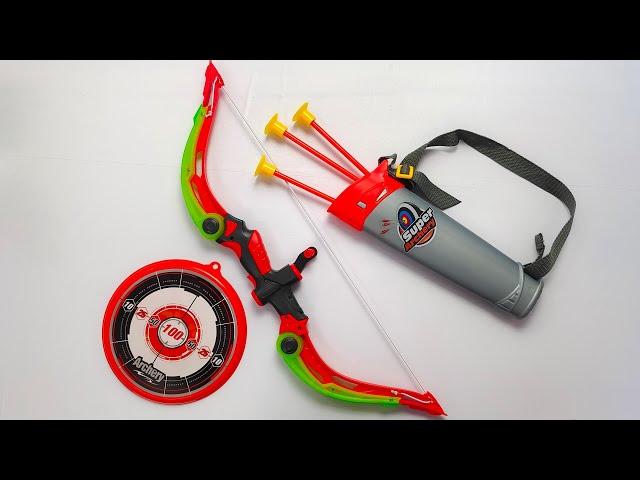 Archery Bow and Arrow Toy Set Unboxing and Testing | Unboxing Zone