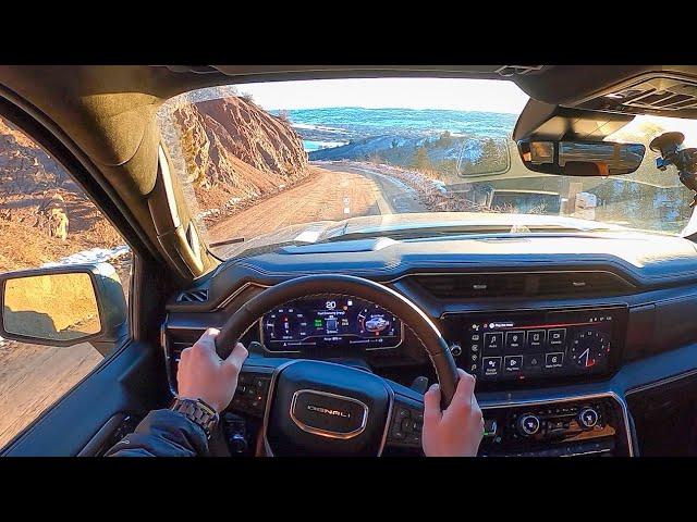 2023 GMC Sierra 1500 Denali Ultimate - POV Test Drive (Binaural Audio)