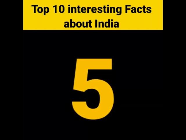 top 10 interesting facts about India #shorts#trending shorts#you tube shorts