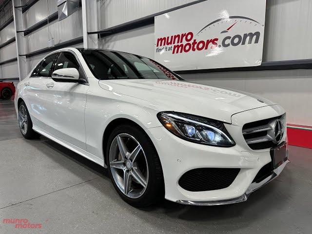 2016 SOLDSOLDSOLD Mercedes-Benz C300 4Matic 4 Door Sedan in Polar White + Winter Tire Pack 56K kms!