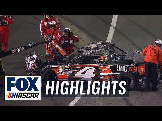 Christopher Bell's Incredible Last Lap Wreck at Daytona - 2016 Camping World Truck Series