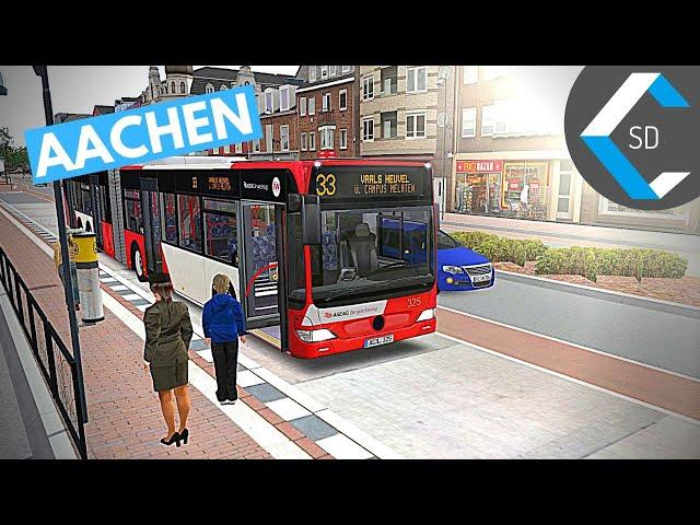 OMSI 2 [Addon Aachen] | Line 33 | Gameplay No Commentary | 1440p 60fps