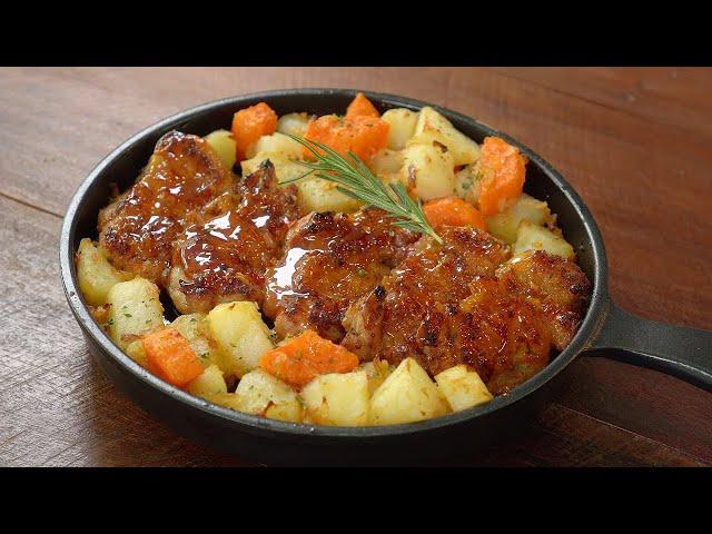 Chicken leg recipe that tastes better than buying it :: Sauce is easy :: Chicken Potato Dinner