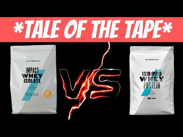 MYPROTEIN Impact Whey Isolate VS ISO PRO Whey  | Best Budget Protein | Supplement Review