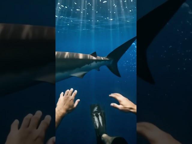 Why Did the Shark’s Eyes Change Like That?  #sharkencounters  #shark