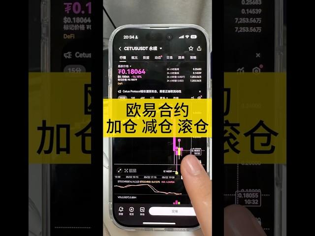 欧易合约交易如何加仓、减仓、滚仓？加减仓最有效的方法和时机。
