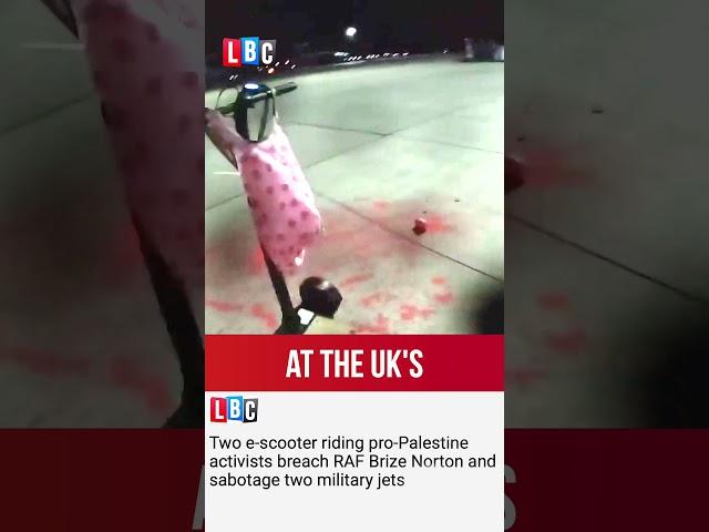 Pro-Palestine activists break into RAF base