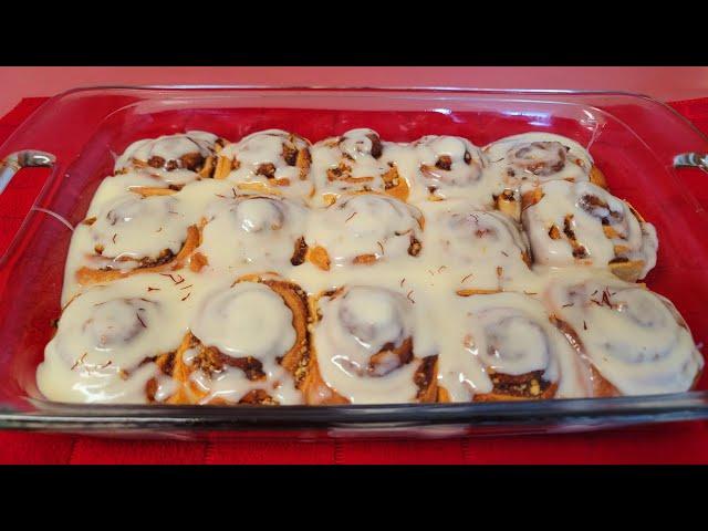 How to make cinnamon rolls, cinnamon rolls recipe, cinnabon buns, طرز تهیه رول دارچینی، سینامون رولز