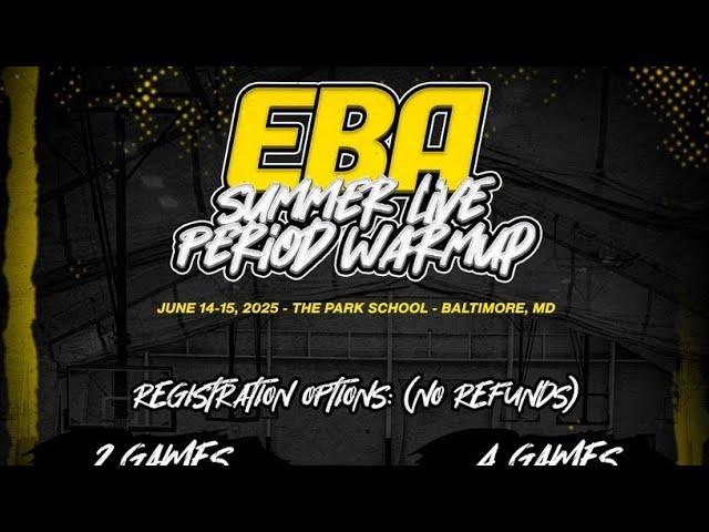 Concordia Prep vs Calvert Hall Game- 2025 EBA Summer Live Period Warmup Day 1 @Park School