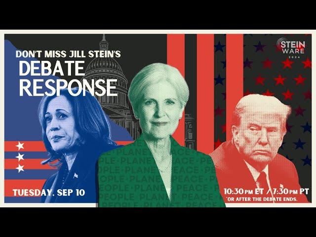 Jill Stein Live Debate Response