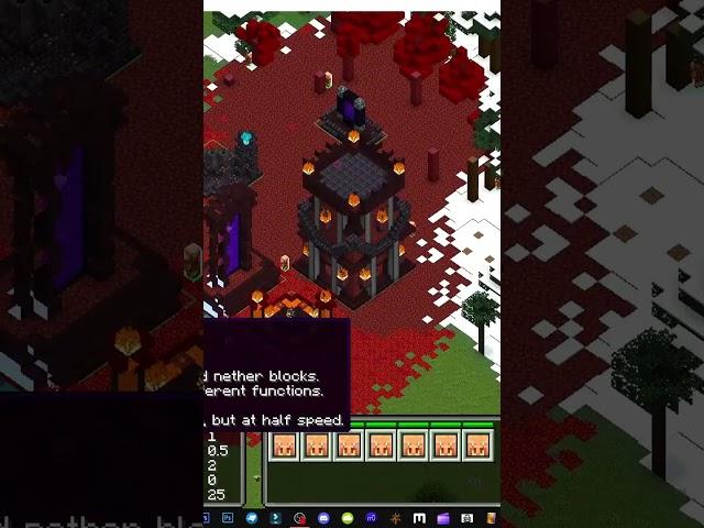 🟨 HOW the CENTRAL PORTAL WORKS in the REIGN of NETHER RTS MOD in MINECRAFT