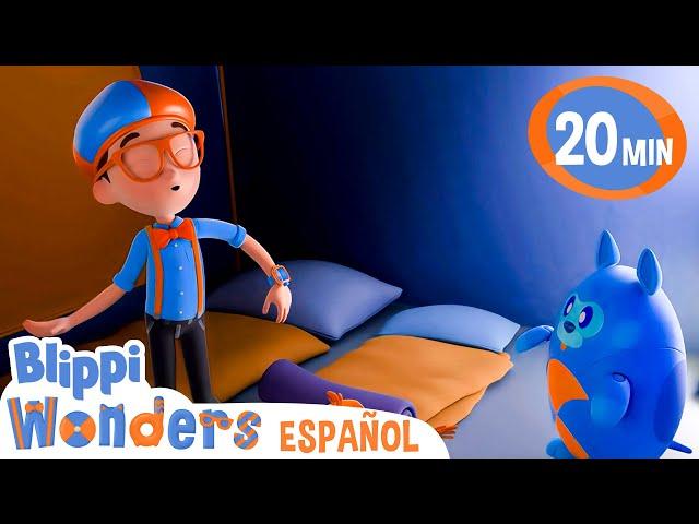 La rutina de dormir de Blippi | Blippi Wonders | Caricaturas para niños | Videos educativos