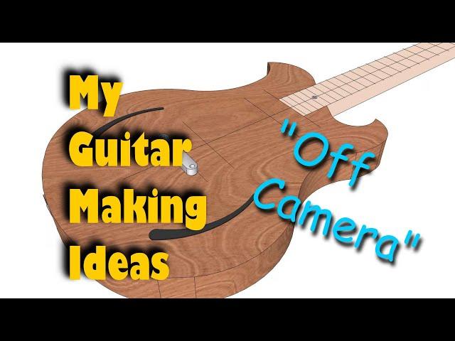 My Guitar Building Ideas - episode 4 - fixing an intonation issue and hidden pickups