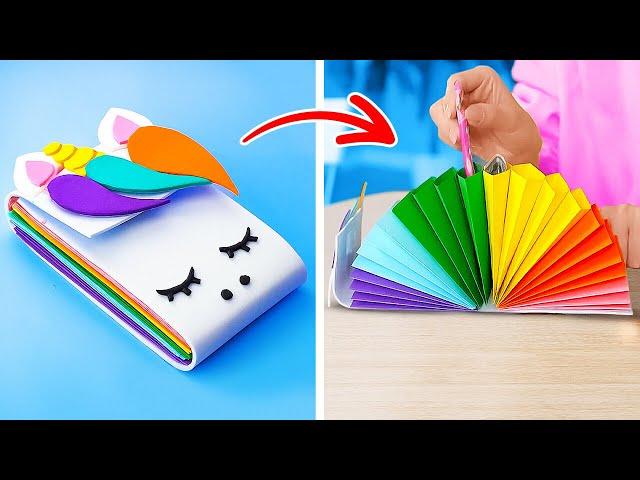 Genius School Hacks and DIY Stationery Projects You Won't Believe! 