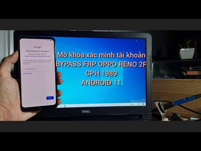 Mở Khóa Xác Minh Tài Khoản OPPO RENO 2F - BYPASS FRP OPPO RENO 2F - CPH 1989 - ANDROID 11  #htsvlogs