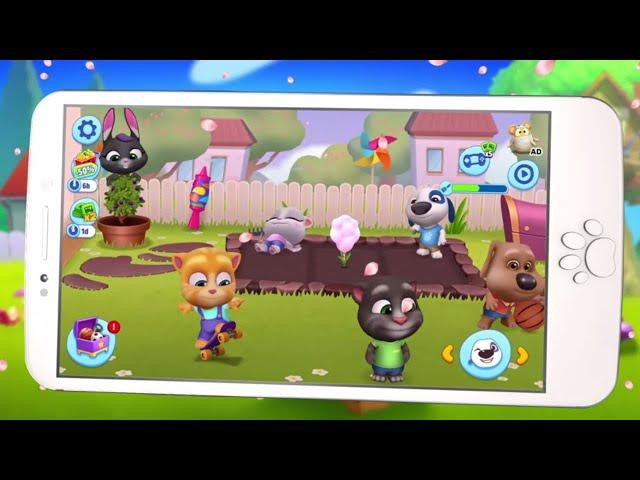  NEW UPDATE!  Colorful Spring in My Talking Tom Friends (Gameplay)