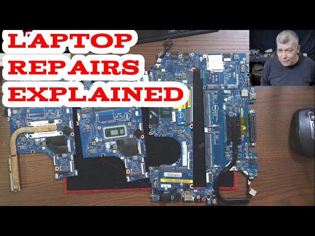 Learning laptop repairs - Teaching lesson for beginners