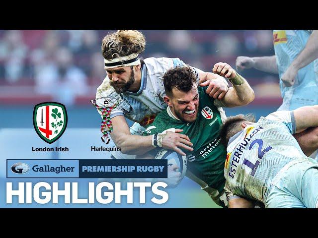 London Irish v Harlequins - HIGHLIGHTS | Dream Debut For Dykes! | Gallagher Premiership 2022/23