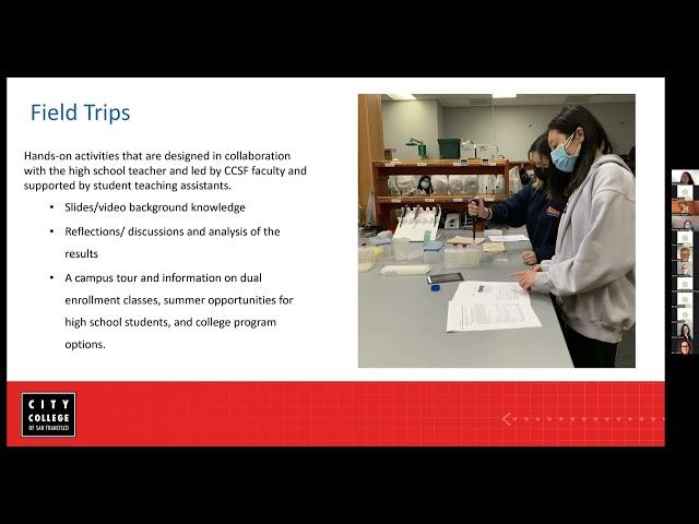 Hands-on and work-based experiences in biotech for high school students