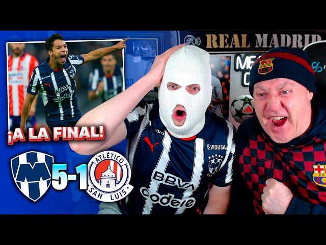 ¡A LA FINAL! MONTERREY 5-1 ATLÉTICO SAN LUIS | Vuelta SEMIFINAL Liga MX 2024