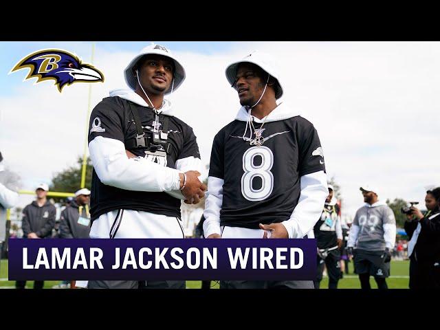 Lamar Jackson Wired at the Pro Bowl | Baltimore Ravens