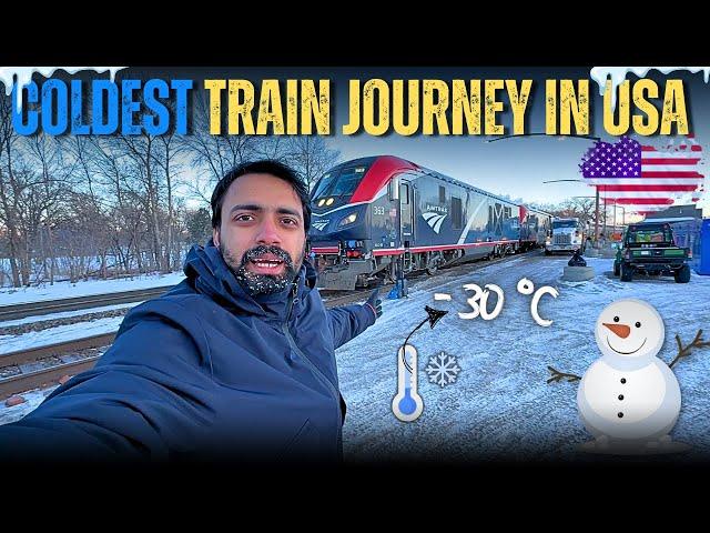 3 Days on the Coldest Train: Chicago to Seattle