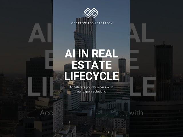 AI in Real Estate Lifecycle