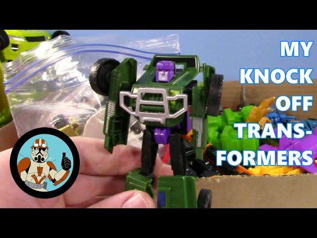 Which Transformers Bootlegs will I KEEP? Transforming robot knock-off clearout!