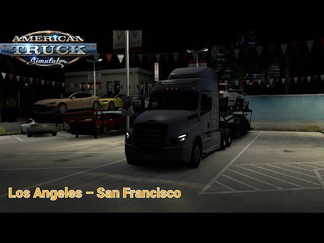 Delivery of cars (20 000) fauna from Los Angeles to San Francisco – American Truck Simulator!