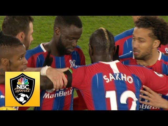 Cheikhou Kouyate volleys Crystal Palace level against West Ham United | Premier League | NBC Sports