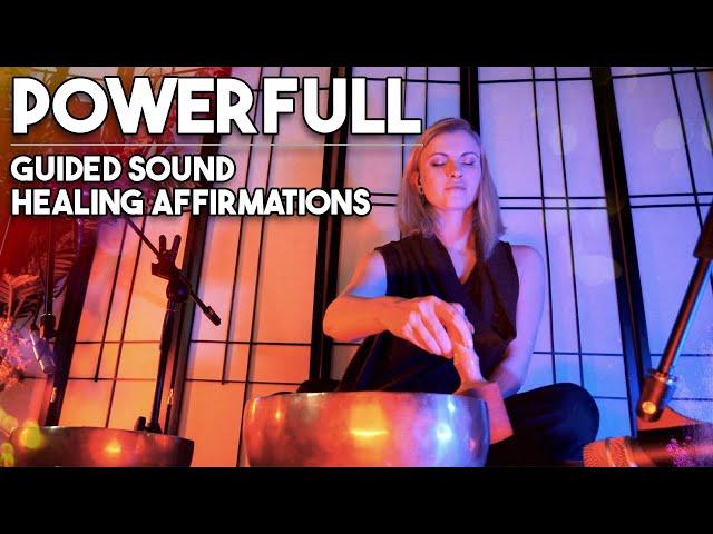 Guided Affirmations to Unlock Your Inner Power @TrueResonance1111  with a Deep Meditation Sound Bath