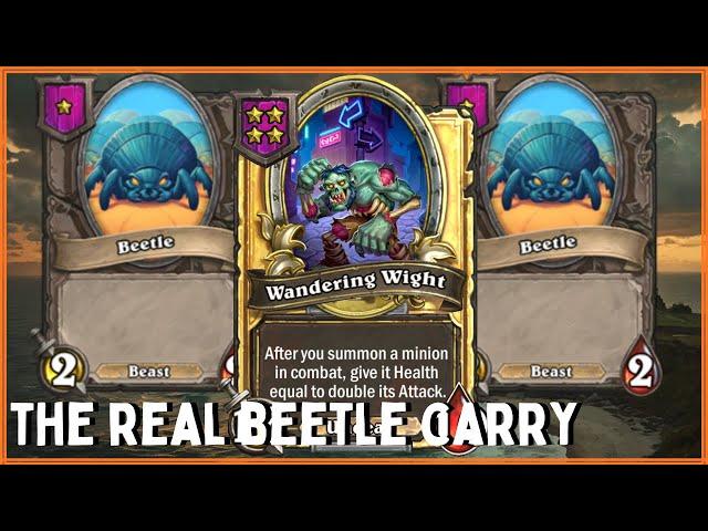 THE SECRET TECH FOR BEETLES - [Hearthstone Battlegrounds]