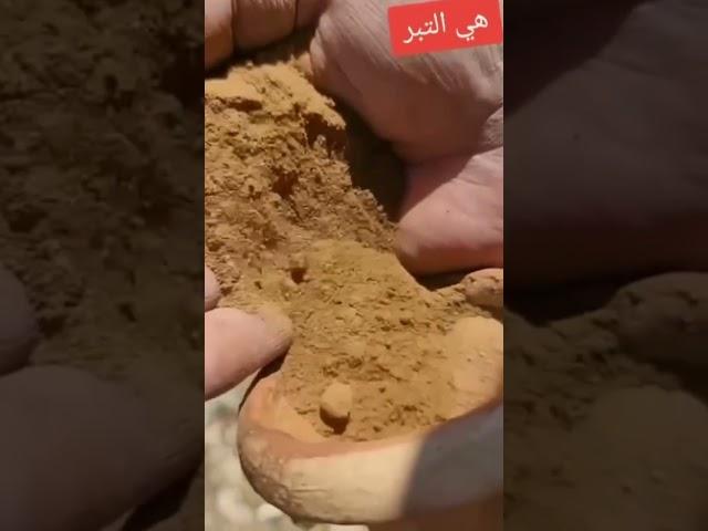 هكذا هو التبر تراب الدهب