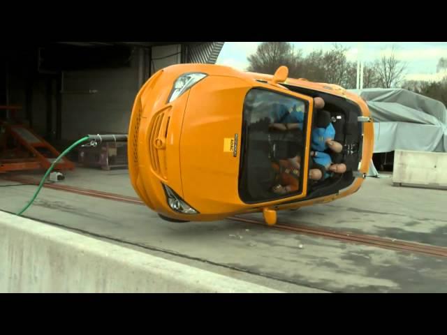 ADAC - Rollover crash test of compact convertibles