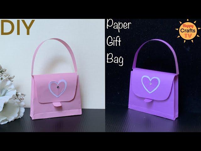 DIY PAPER HANDBAG I How to make paper gift bag l Easy DIY paper craft