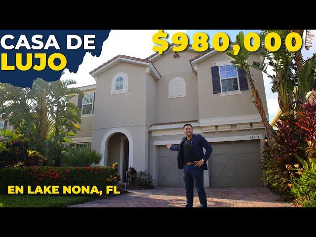 Casa de LUJO en Exclusiva Comunidad de Lake Nona, FL!! Con Piscina PRIVADA y 4,035 pies cuadrados