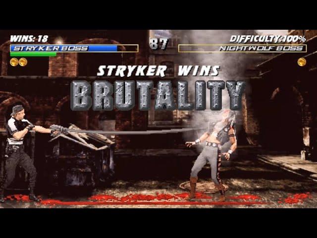 Mortal Kombat SE Mod Fustini Definitive 2024 - STRYKER BOSS Gameplay Playthrough