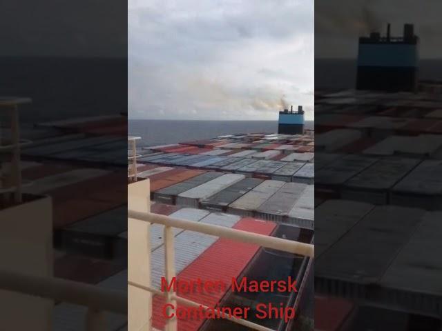 Bridge view of Morten Maersk Container ship/Humble Sailor #shortsvideo