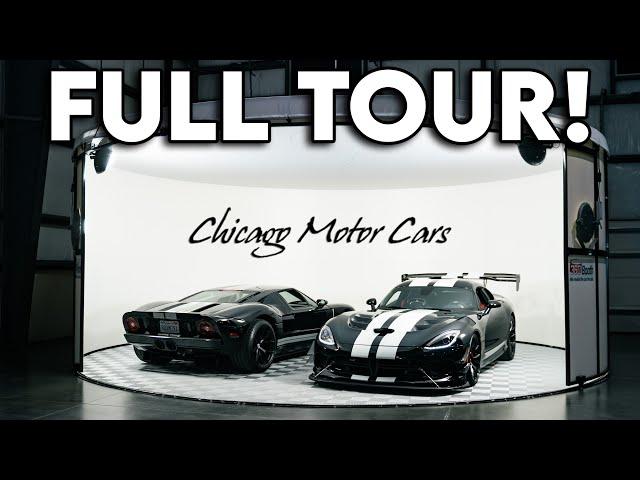 Touring Legendary Chicago Motor Cars + 1000 HP Ford GT!  Lamborghini | Ferrari | Rolls Royce